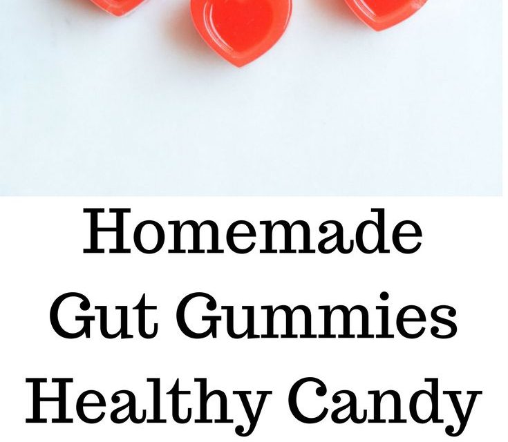 Homemade Watermelon Lemonade Gut Gummies, healthy candy for improved gut health …