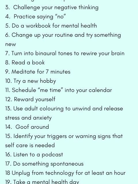 53 Self Care Ideas for Physical, Emotional and Mental Health