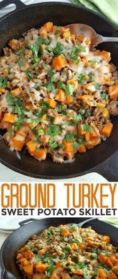 Ground Turkey Sweet Potato Skillet – Life Love Liz