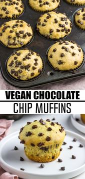 Vegan Chocolate Chip Muffins