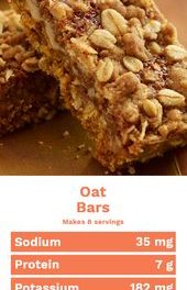 Oats are very good source of carbohydrate and is also very rich with fiber that …