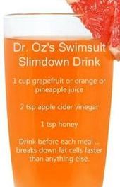 Dr. Oz’s Swimsuit Slimdown Drink Recipe