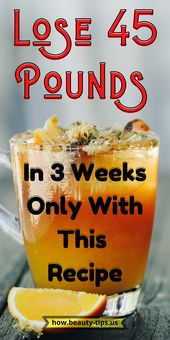 Lose 45 Pоunds in 3 Weeks Only With This Recipe